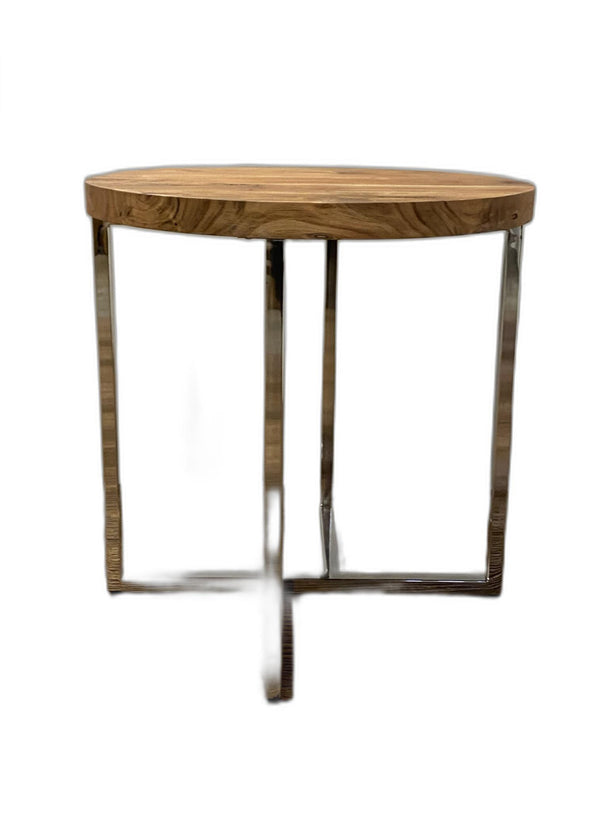 Homeroots Modern Rustic Side Or End Table   387690