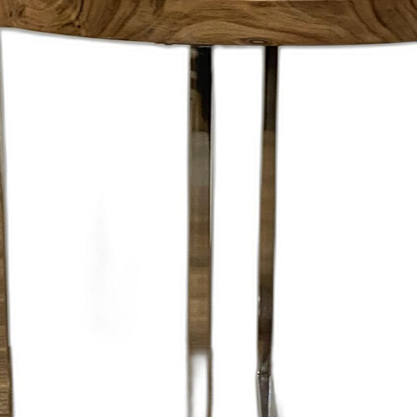 Homeroots Modern Rustic Side Or End Table   387690