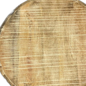 Homeroots 20" Beige Solid Wood Round End Table   387692