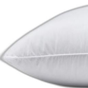 HomeRoots Premium Lux Siberian Down Pillow - Medium Firm Support, Breathable Softness & Elegant Design for Sleepers 387830