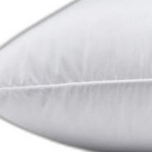 Homeroots Premium Lux Siberian Down King Size Medium Pillow  Cotton 387832