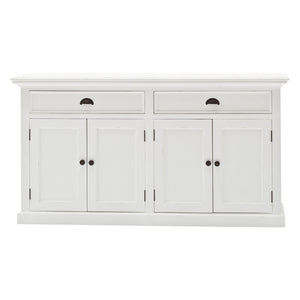 Homeroots Modern Farmhouse White Buffet Server  Wood 387886