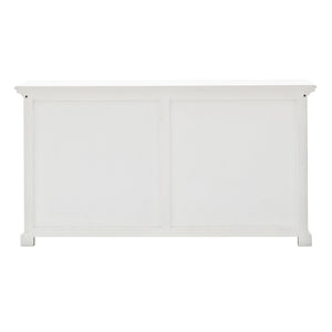 Homeroots Modern Farmhouse White Buffet Server  Wood 387886