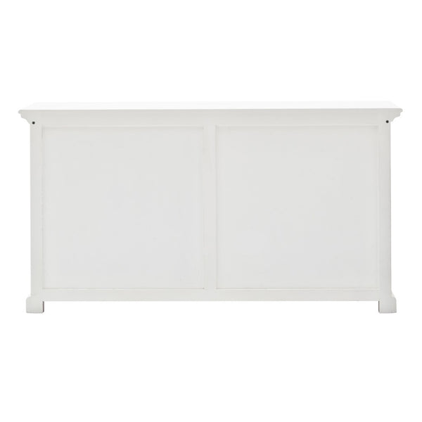 Homeroots Modern Farmhouse White Buffet Server  Wood 387886