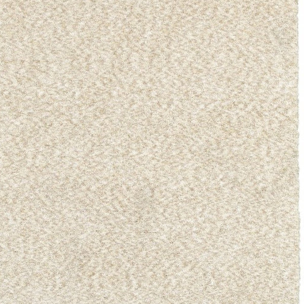 HomeRoots 3' Ivory Shag Area Rug - Luxurious Hand-Tufted Comfort for Living Rooms, Bedrooms & More 3' x 5' 387935