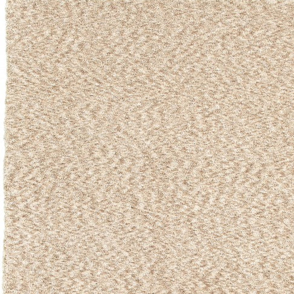 Homeroots 7' X 10' Modern Soft Tan Indoor Area Rug Tan Polyester 387979