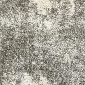 HomeRoots 2' Stylish Gray and Ivory Distressed Abstract Runner Rug for Elegant Hallways and Entryways Decor Grey/ Ivory 7'10" x 10'10" 387992
