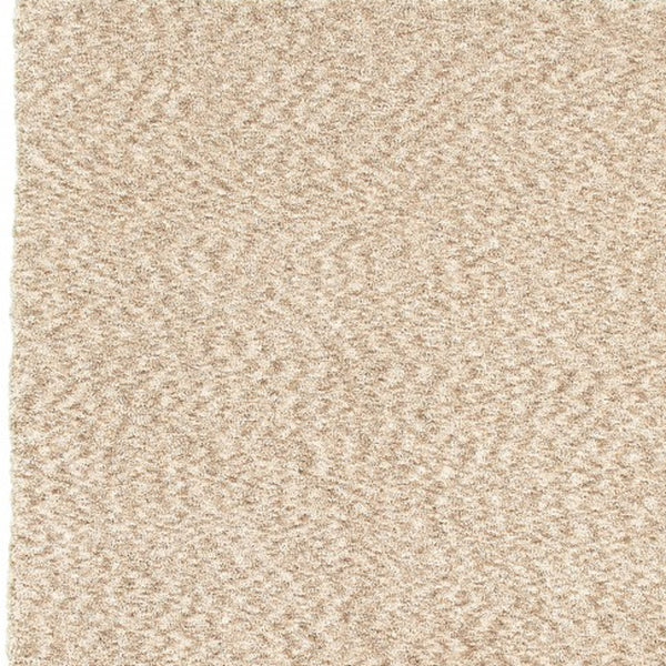 Homeroots 8' X 11' Modern Soft Tan Indoor Area Rug Tan Polyester 387994