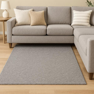 HomeRoots 3' Modern Shaggy Soft Gray Area Rug – Luxurious Microfiber Comfort for Stylish Home Decor Spaces 8' x 11' 387996
