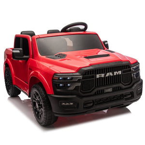 English Elm 24v Dodge Ram 2500 Licensed Kids Electric Truck Two Seat Ride on with Remote W1578P305907