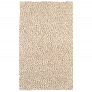 HomeRoots 3' Luxurious Beige Shag Hand-Tufted Area Rug - Plush Comfort for Living Rooms, Bedrooms & Offices 10' x 13' 388003