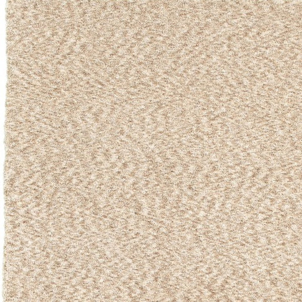 HomeRoots 3' Luxurious Beige Shag Hand-Tufted Area Rug - Plush Comfort for Living Rooms, Bedrooms & Offices 10' x 13' 388003
