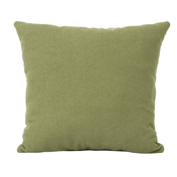 English Elm Modern Fabric Accent Chair - Ergonomic Chenille Armchair with Pillow, Wood Legs, Plush Seat for Living Room Bedroom Reception (Olive) W1028P188577