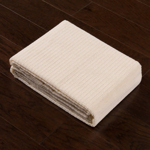Homeroots 12" X 15" Standard Beige Non Slip Rug Pad  Polyvinyl Chloride 388128