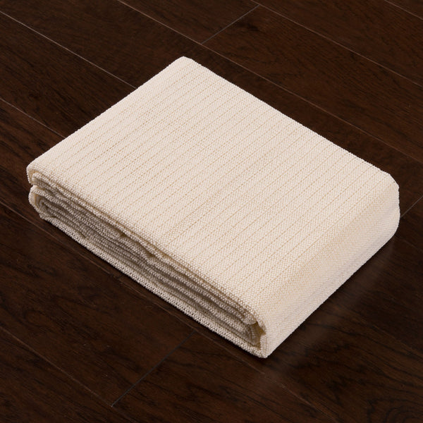 Homeroots 12" X 15" Standard Beige Non Slip Rug Pad  Polyvinyl Chloride 388128