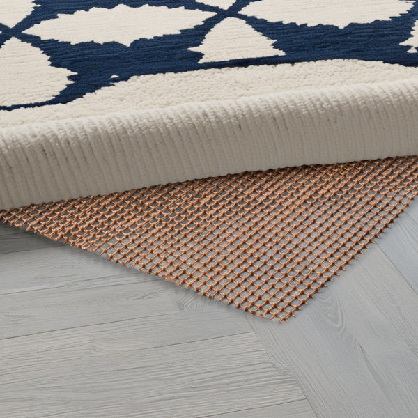 Homeroots 9' X 12' Brown Non Slip Indoor Outdoor Rug Pad  Polyester 388130