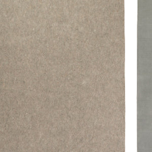 HomeRoots 8' x 10' Gray Non-Slip Rug Pad - Durable, Cushioned Support for Indoor Rugs & Floor Protection 7'8" x 9'8" 388132