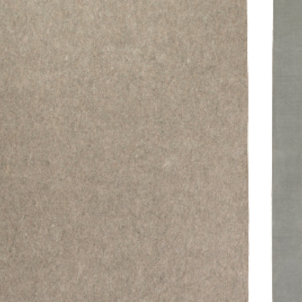 HomeRoots 8' x 10' Gray Non-Slip Rug Pad - Durable, Cushioned Support for Indoor Rugs & Floor Protection 7'8" x 9'8" 388132