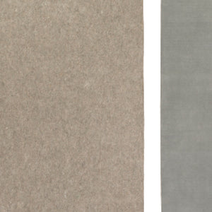 HomeRoots 8' x 10' Gray Non-Slip Rug Pad - Durable, Cushioned Support for Indoor Rugs & Floor Protection 8'8" x 11'8" 388134