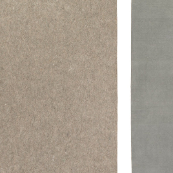 HomeRoots 8' x 10' Gray Non-Slip Rug Pad - Durable, Cushioned Support for Indoor Rugs & Floor Protection 8'8" x 11'8" 388134