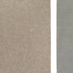 HomeRoots 8' x 10' Gray Non-Slip Rug Pad - Durable, Cushioned Support for Indoor Rugs & Floor Protection 9'10" x 13'8" 388135