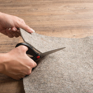 HomeRoots 8' x 10' Gray Non-Slip Rug Pad - Durable, Cushioned Support for Indoor Rugs & Floor Protection 11'8" x 14'8" 388136