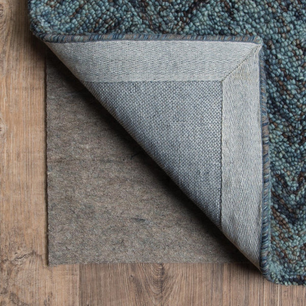 HomeRoots 8' x 10' Gray Non-Slip Rug Pad - Durable, Cushioned Support for Indoor Rugs & Floor Protection 11'8" x 14'8" 388136