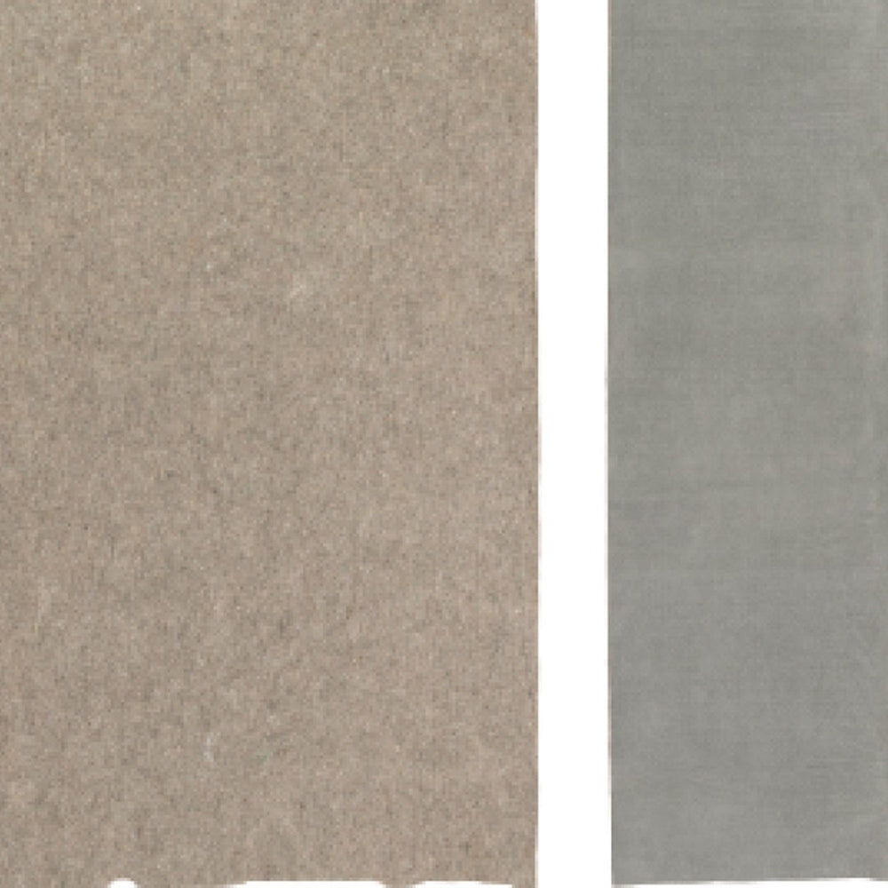 HomeRoots 8' x 10' Gray Non-Slip Rug Pad - Durable, Cushioned Support for Indoor Rugs & Floor Protection 11'8" x 14'8" 388136