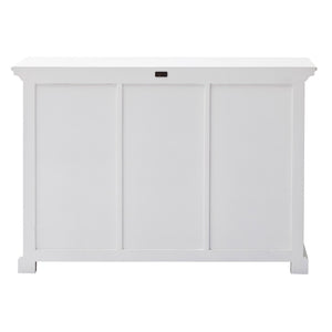 HomeRoots Modern Farmhouse Buffet Server with Hand-Woven Baskets for Stylish Storage and Organization Solutions 388213