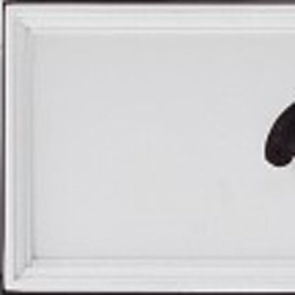 HomeRoots 49" White Buffet Server - Hand-Finished Farmhouse Design with Ample Storage & Classic Charm 388215