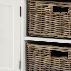 HomeRoots Modern Farmhouse Buffet Server - Spacious, Stylish Storage with Handcrafted Details & Easy Assembly 388216