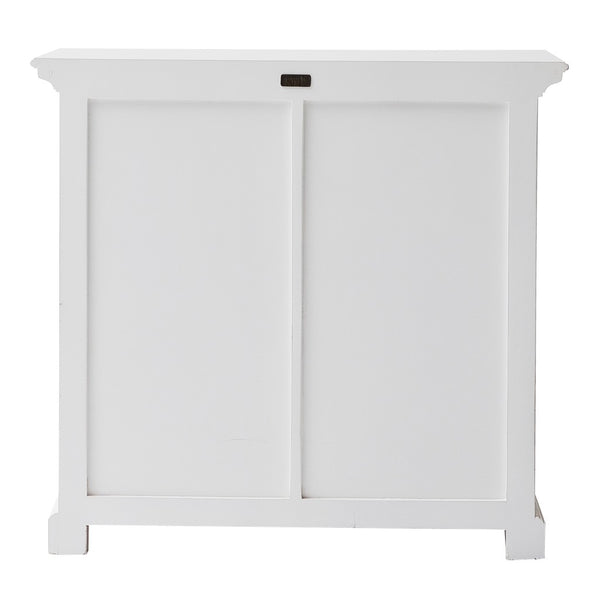 Homeroots 35" White Two Door Accent Cabinet   388217