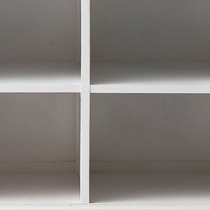 Homeroots 35" White Accent Cabinet With Two Drawers And Baskets   388218