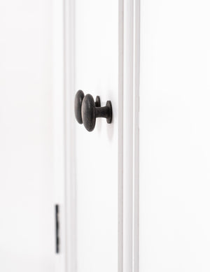 Homeroots 71" White Solid Wood Three Drawer Sideboard With Five Doors   388222