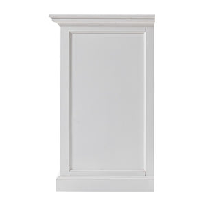 Homeroots 57" White Wood Two Drawer Buffet Table   388225