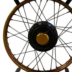 Homeroots 22" Black Solid Wood End Table   388285