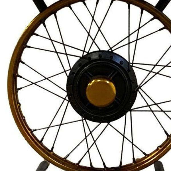 Homeroots 22" Black Solid Wood End Table   388285