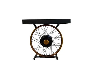 Homeroots 22" Black Solid Wood End Table   388285