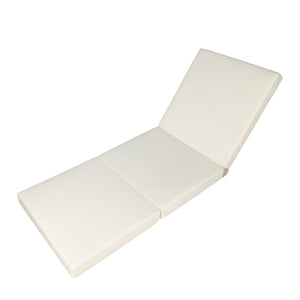 English Elm Christopher Knight Home® - Lounge Chaise Set - Solid Acacia Wood With Water-Resistant Cream Cushion For Ultimate Comfort & Style N770P272405T_N770P208317C