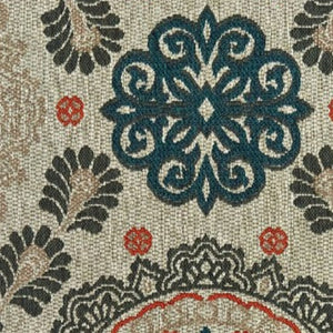 HomeRoots 5' Moroccan-Inspired Blue and Gray Area Rug for Indoor and Outdoor Spaces - Durable & Stylish Decor 5'3" x 7'3" 388349