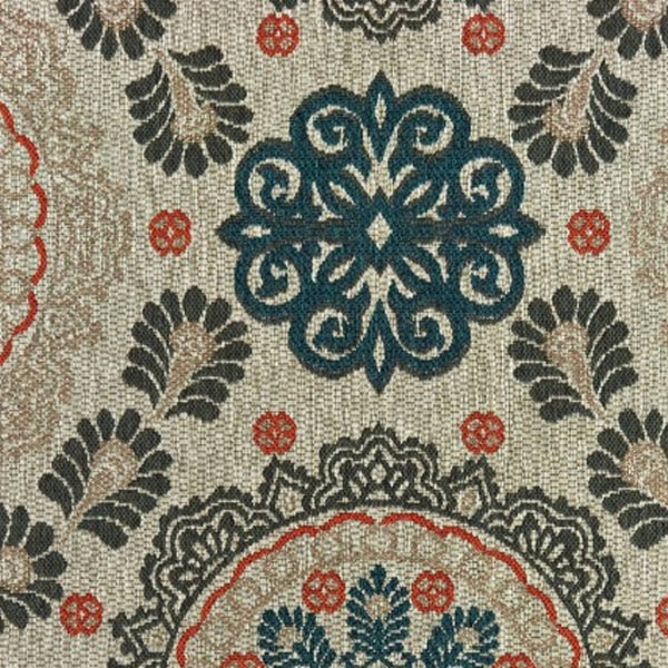 HomeRoots 5' Moroccan-Inspired Blue and Gray Area Rug for Indoor and Outdoor Spaces - Durable & Stylish Decor 5'3" x 7'3" 388349
