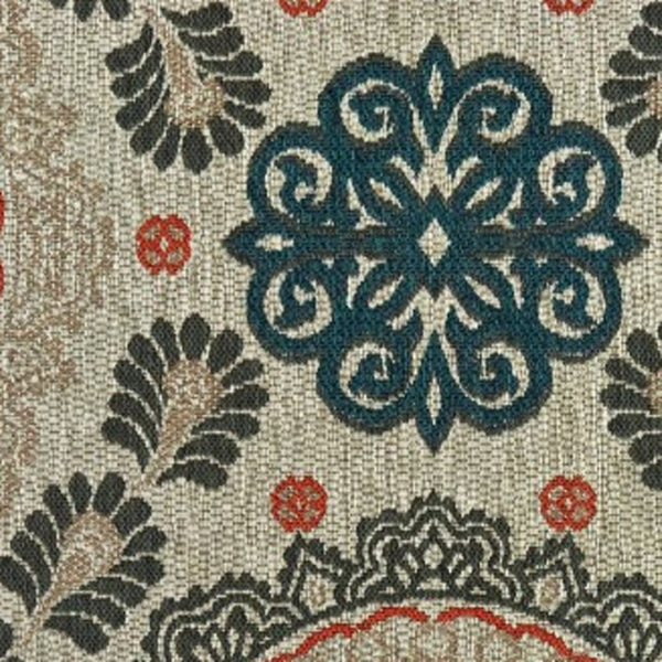 HomeRoots 5' Moroccan-Inspired Blue and Gray Area Rug for Indoor and Outdoor Spaces - Durable & Stylish Decor 7'10" x 10' 388351
