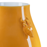 Imperial Yellow Deer Ears Vase