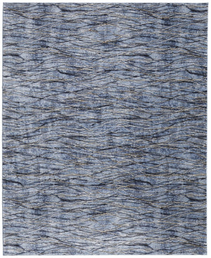 Feizy Rugs Sonora Abstract Watercolor Rug - Modern, Durable, Stain-resistant Design For Stylish Homes And Kids Blue,Ivory,Tan Polypropylene,Polyester,Viscose Snr39nxfblunvye70