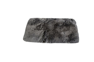HomeRoots 2' X 3' Gray Area Rug - Luxurious Handcrafted New Zealand Sheepskin with Plush Pile for Cozy Elegance 388541
