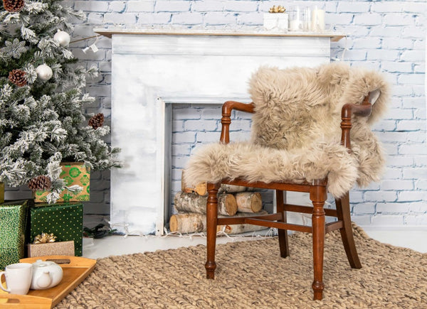 HomeRoots 2' X 3' Taupe Sheepskin Area Rug - Luxurious Handcrafted Accent for Cozy, Stylish Interiors 388542
