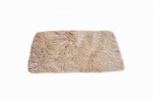 HomeRoots 2' X 3' Taupe Sheepskin Area Rug - Luxurious Handcrafted Accent for Cozy, Stylish Interiors 388542