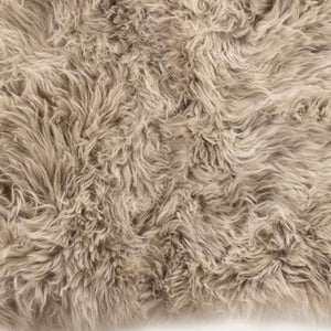 HomeRoots 2' X 3' Taupe Sheepskin Area Rug - Luxurious Handcrafted Accent for Cozy, Stylish Interiors 388542