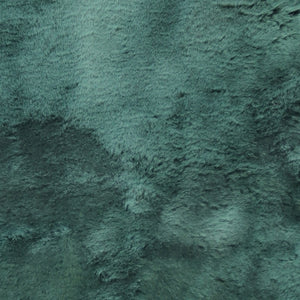 Homeroots Emerald Faux Fur Solid Color Plush Throw  Faux Fur 388644