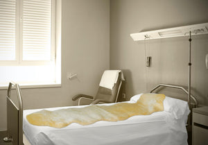 Homeroots 2" X 6" Natural Off White Medical Grade Double Sheepskin Throw Blanket  Sheepskin 388647